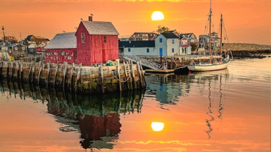 New England Trains And Fall Colors