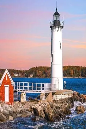 New England Trains And Fall Colors
