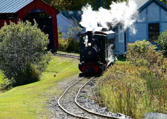 New England Trains And Fall Colors