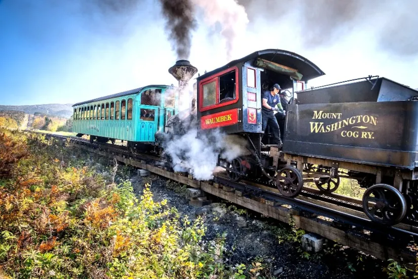 New England Trains And Fall Colors