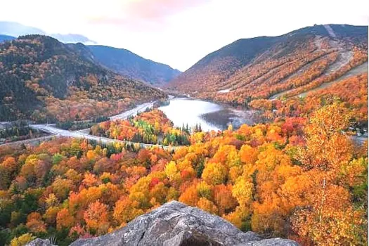 New England Trains And Fall Colors
