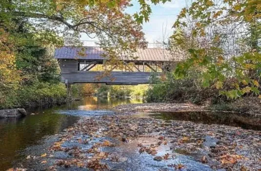 New England Trains And Fall Colors