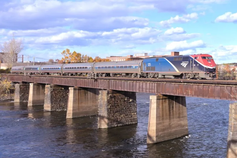 New England Trains And Fall Colors