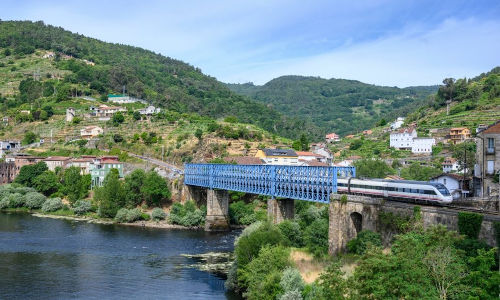 Railways and Paradores of Galicia Spain